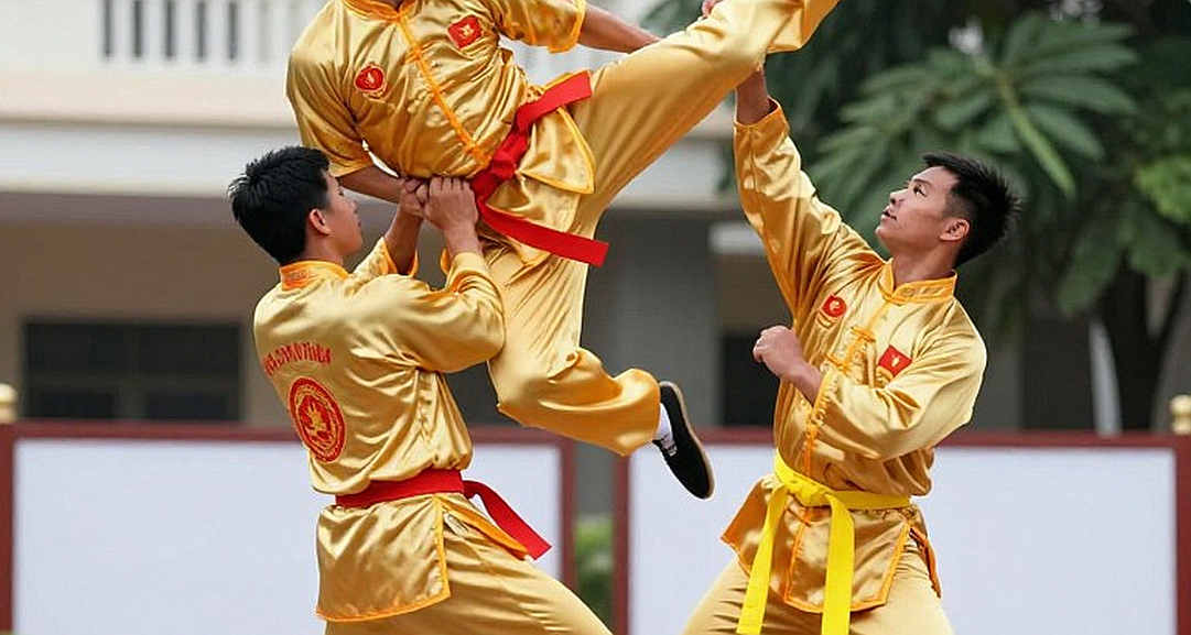 Tấm vàng poomsae ở Chuncheon: Việt Nam giữ ngôi bằng một phép thay người