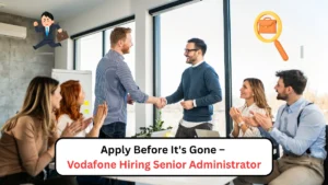 Apply Before It's Gone – Vodafone Hiring Senior Administrator