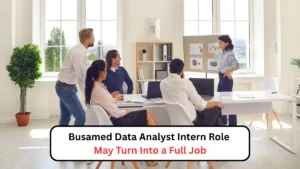 Busamed Data Analyst Intern Role May Turn Into a Full Job
