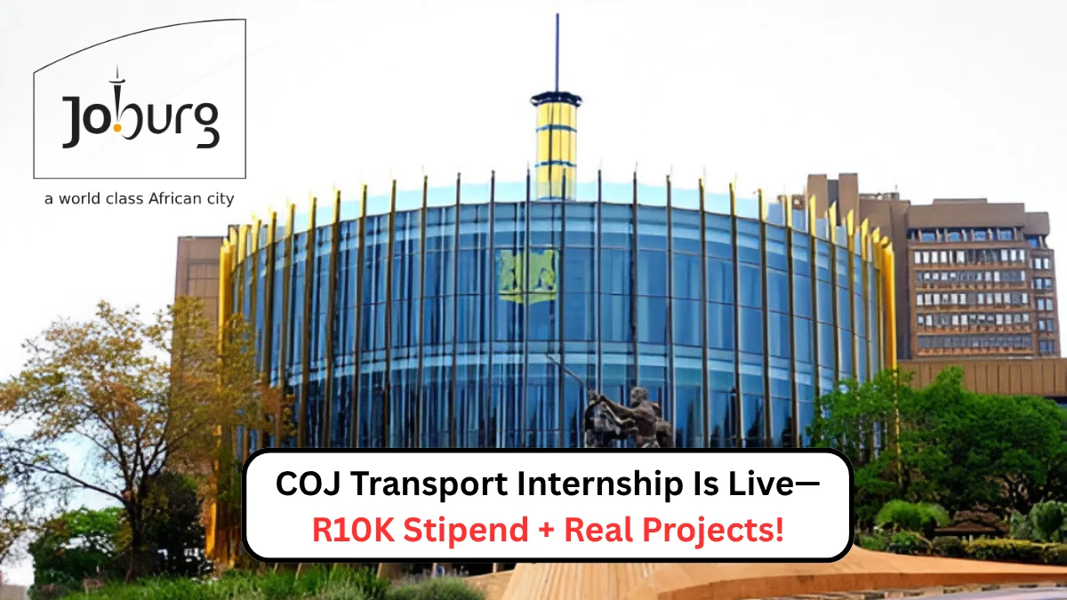 COJ Transport Internship Is Live—R10K Stipend + Real Projects!