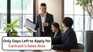 Only Days Left to Apply for Cartrack’s Sales Role