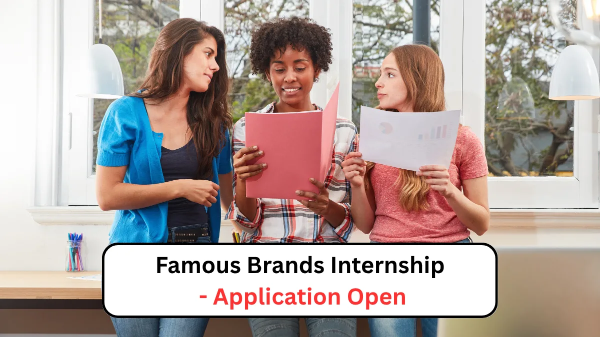 Famous Brands Internship - Application Open