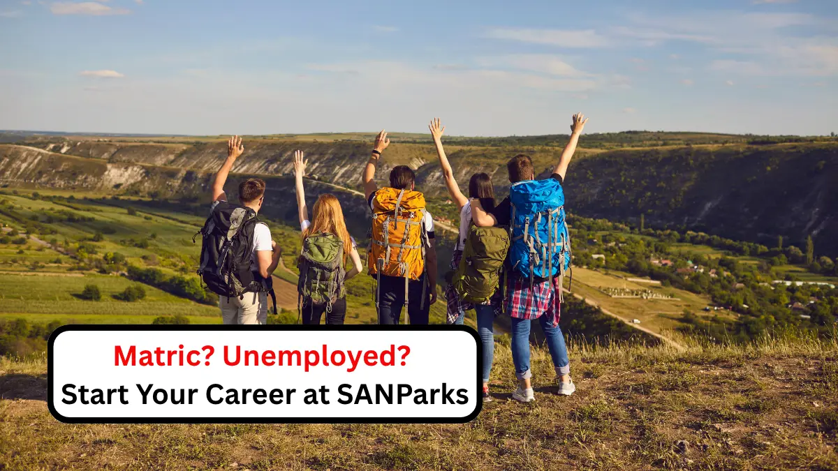 Matric Unemployed Start Your Career at SANParks (2)
