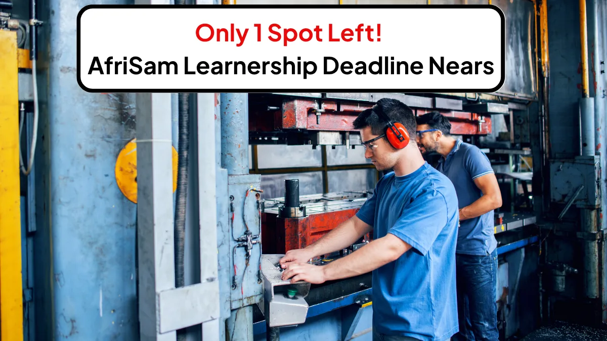 Only 1 Spot Left! AfriSam Learnership Deadline Nears