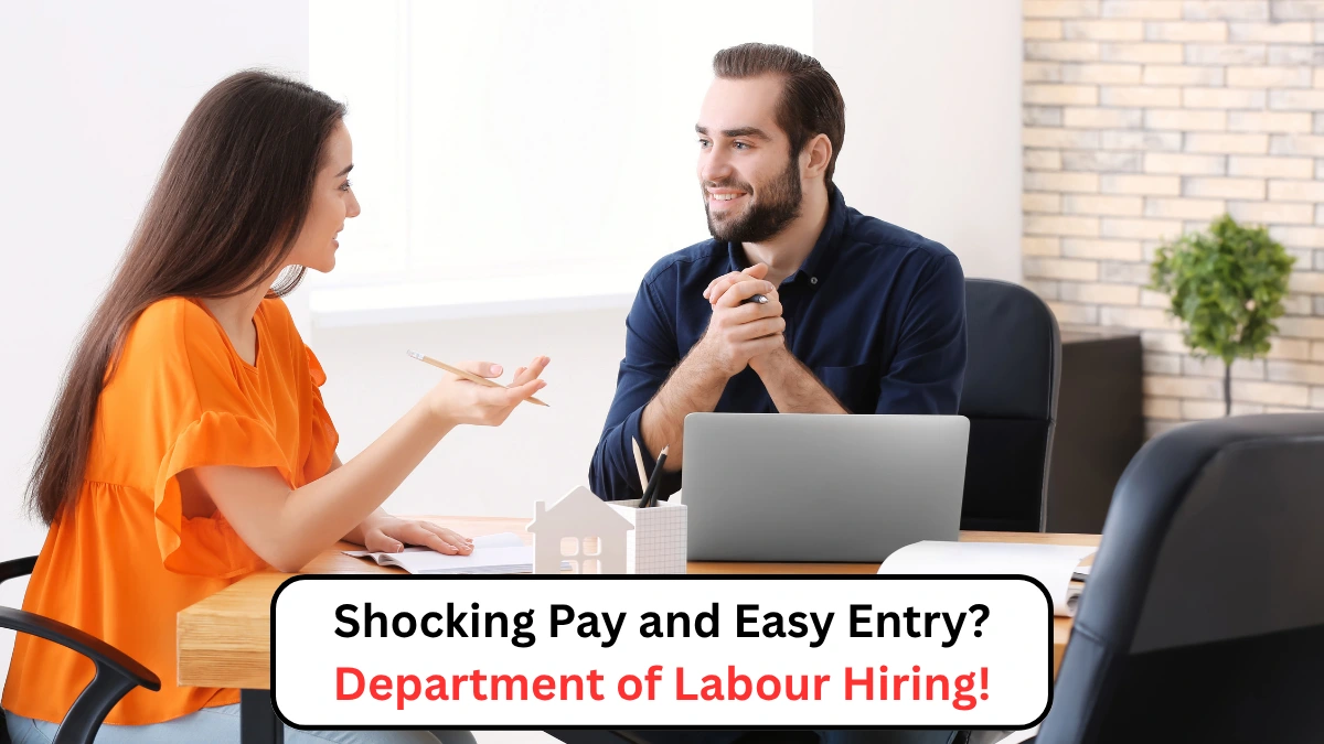 Shocking Pay and Easy Entry Department of Labour Hiring!